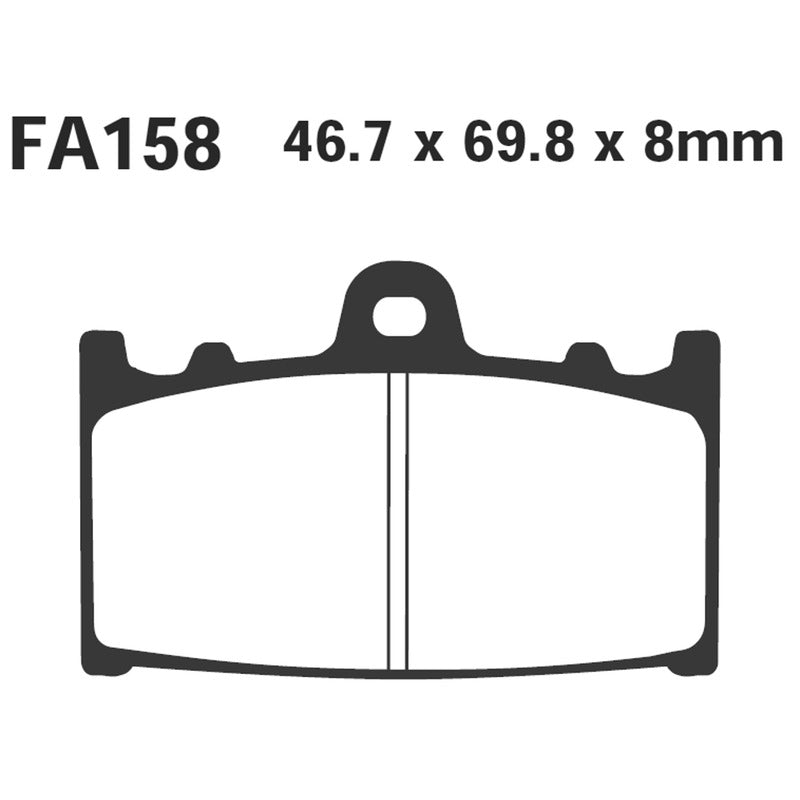 Ebc Pastiglie freno Kawasaki Zzr - Suzuki gsx-R 600 FA158