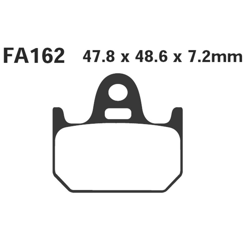 Ebc Pastiglie freno Yamaha Tz125/250 Posteriori FA162