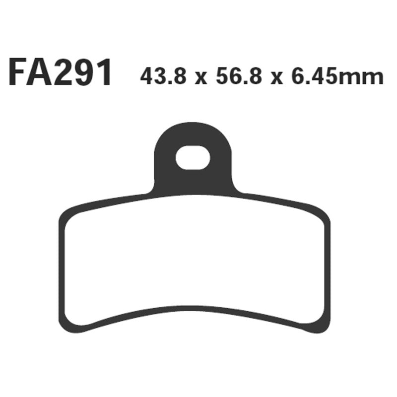 Ebc Pastiglie freno Gas Gas Anteriore / Posteriore FA291