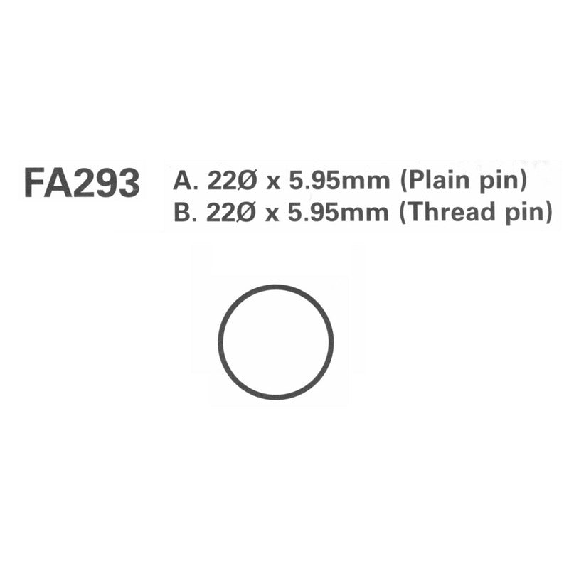 Ebc Pastiglie freno Mini Moto FA293