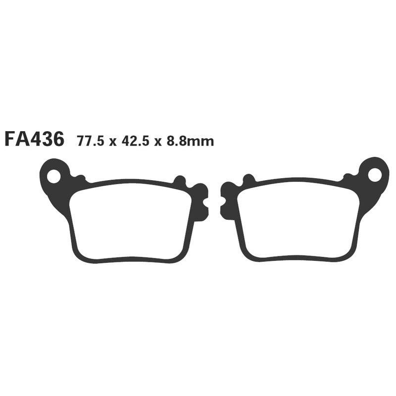 EBC Brake Pads Honda Cbr 600/1000Rr07- Hornet 600 07- Rear FA436