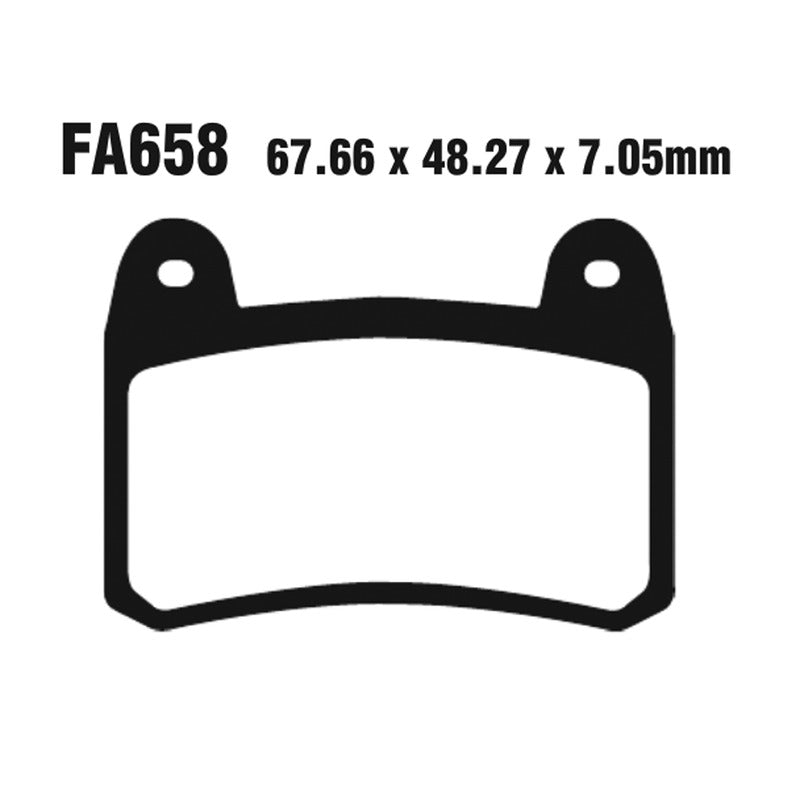 Ebc Pastglie Freno Benelli 200/250/300Keeway Rkv/Rkx Anteriore FA658