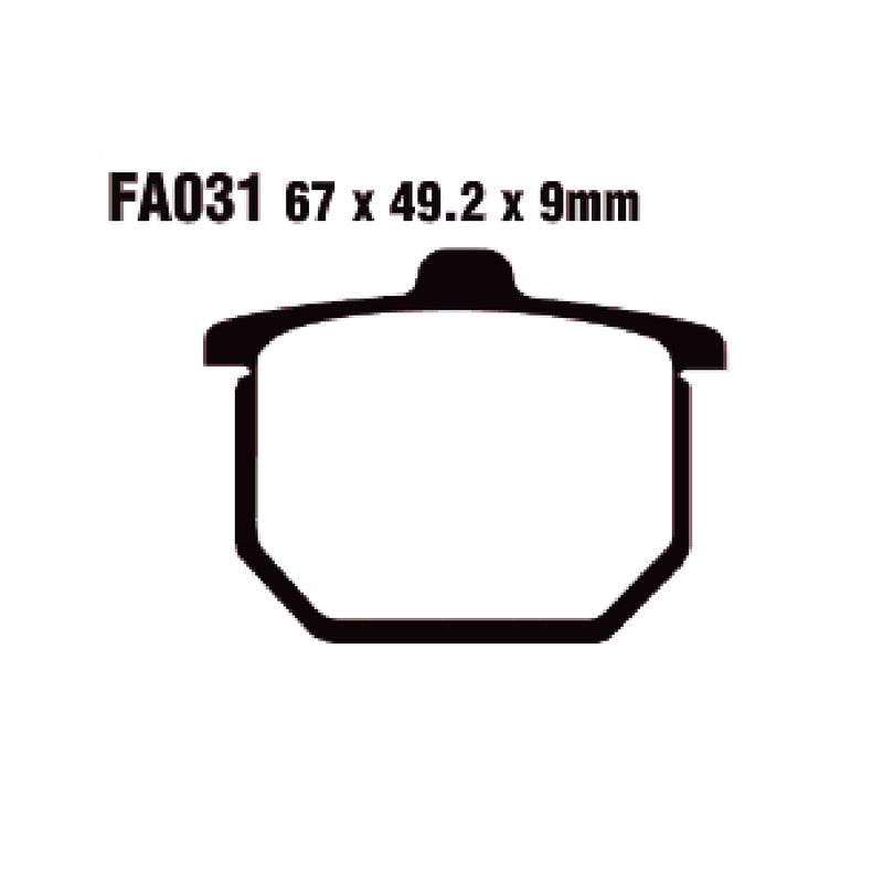 EBC Bremsbeläge V Honda CB 750/900 79- FA031V