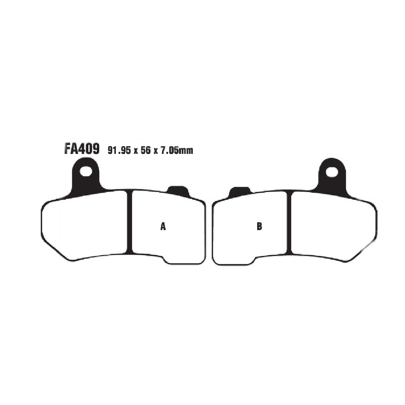 Ebc Brake Pads V Harley Davidson Vrscr Streetrod 06- Front FA409V