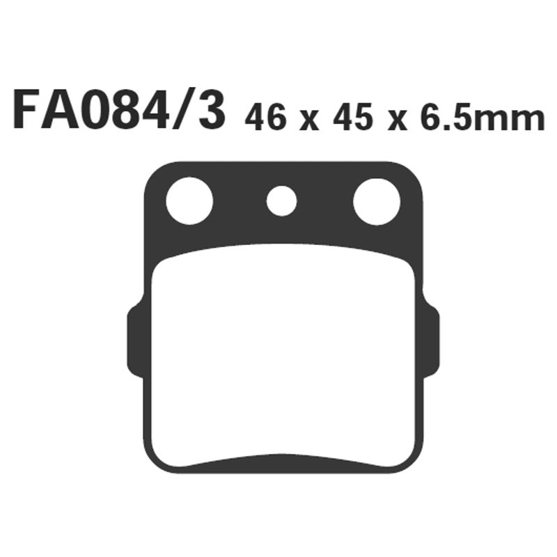 Ebc Brake pads R Yamaha Yz 80/125 FA084/3R