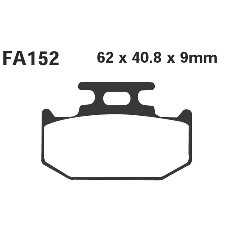 Ebc Pastiglie freno R Kawasaki-Suzuki -Yamaha FA152R