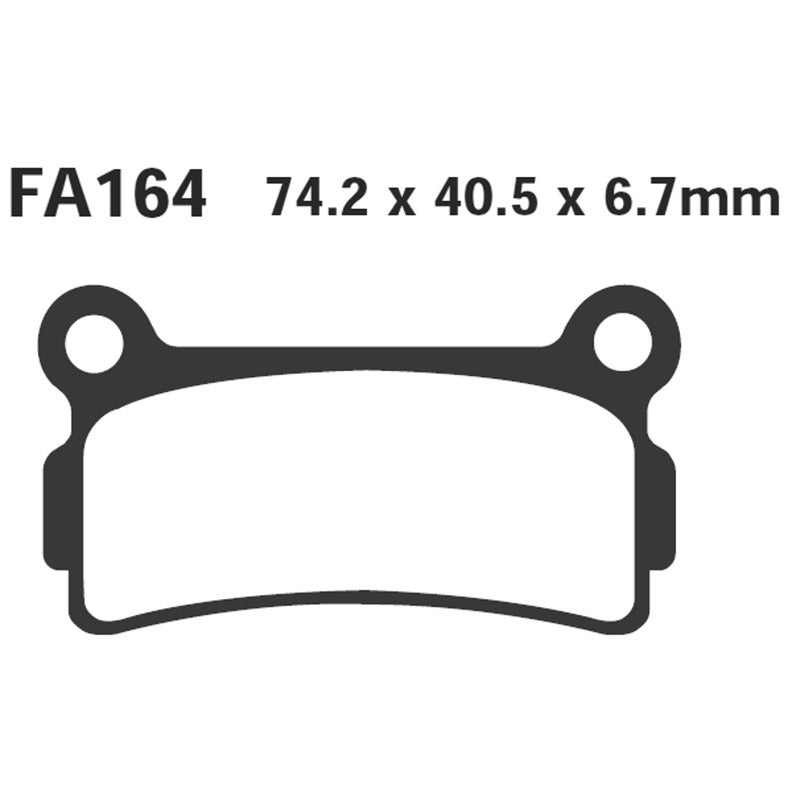 Ebc Brake Pads R Beta Tr34 260 89-91 Rear FA164R