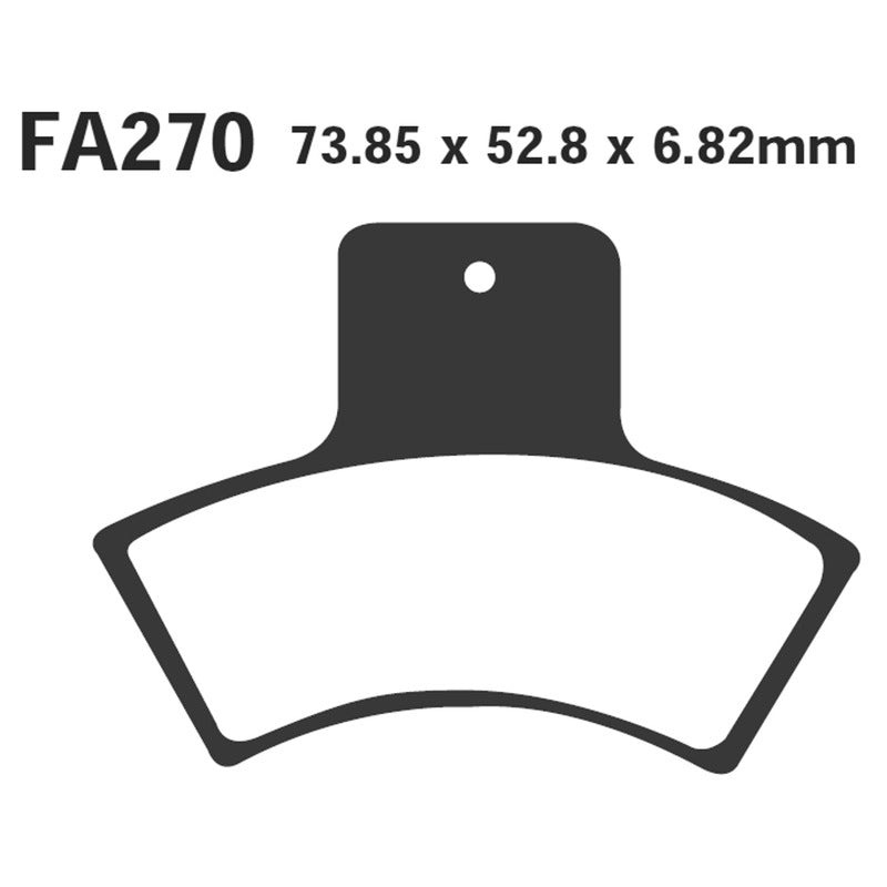EBC Brake Pads R Polaris ATV Rear FA270R