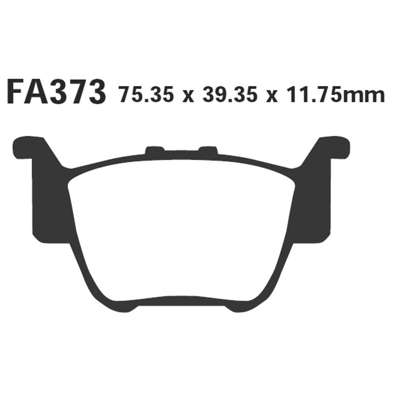 Ebc Brake Pads R Honda Trx 450/650 04-06 Rear FA373R