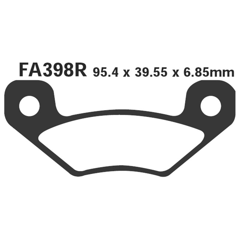 Ebc Brake pads R John Deere 04-05 FA398R tractors