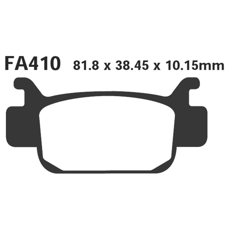 Ebc Brake Pads R Honda Trx 500/680 05-07 Front FA410R