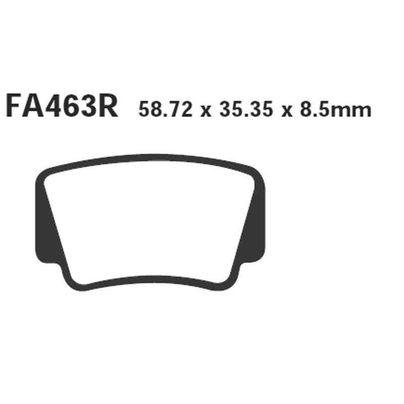 Ebc Brake pads R Ktm Xc 450 Quad FA463R