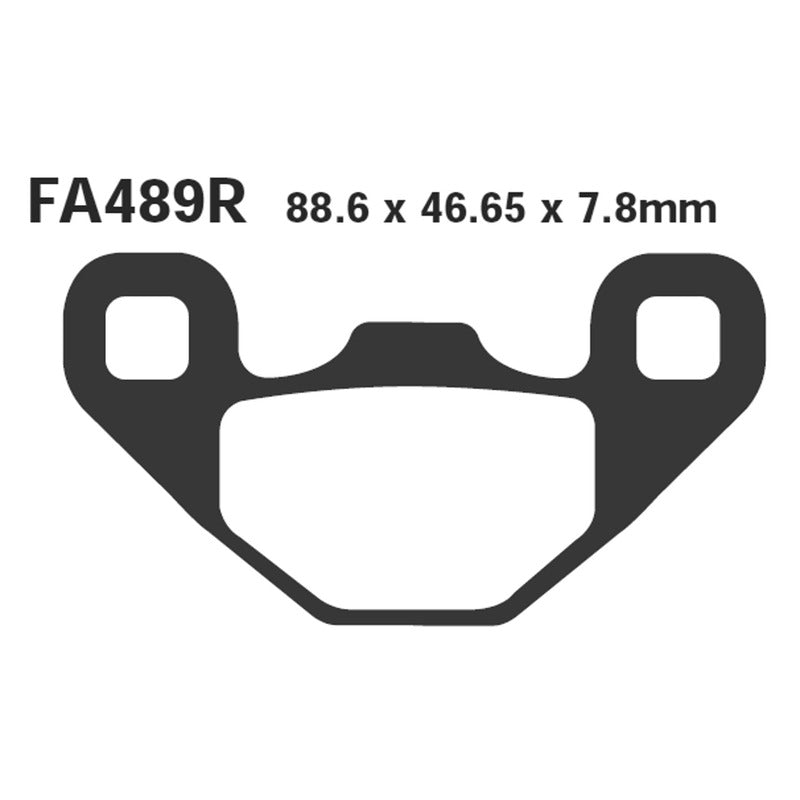 Ebc Brake Pads R Polaris Ranger rzr 170 09- Rear FA489R