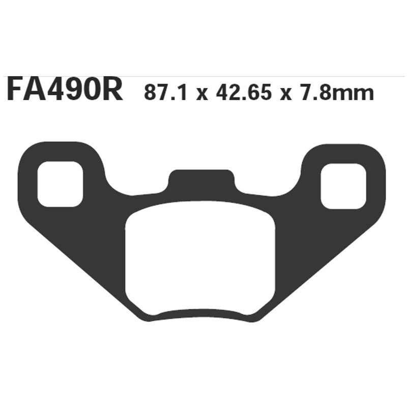 Ebc Brake Pads R Polaris Ranger rzr 170 09- Front FA490R
