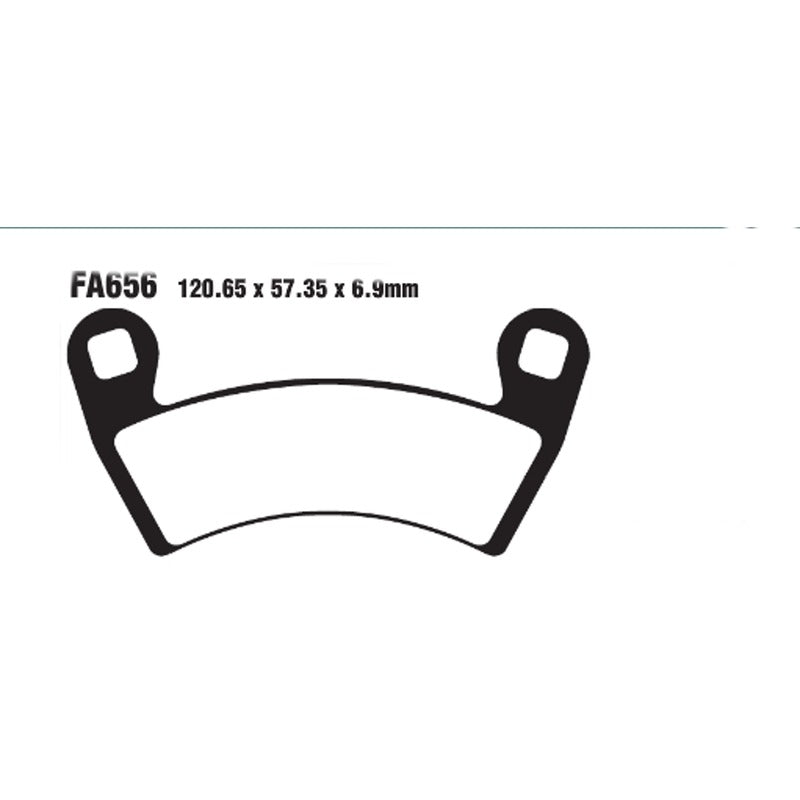 Ebc Brake Pads R Polaris Sportsman 325/570 Front FA656R