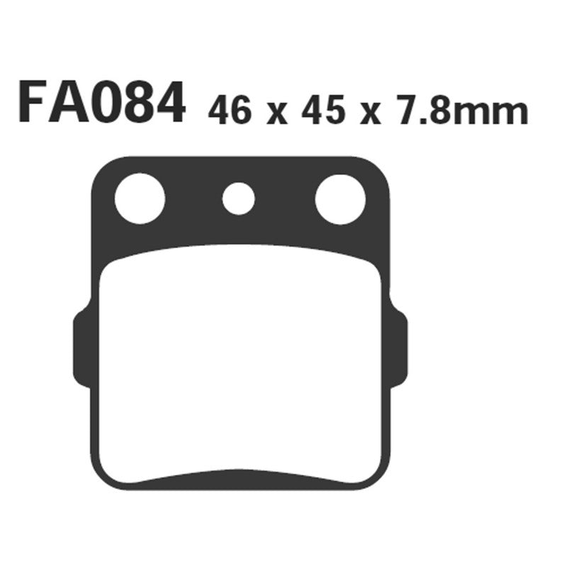 Ebc Mxs brake pads Honda -Kawasaki-Suzuki-Yamaha MXS084