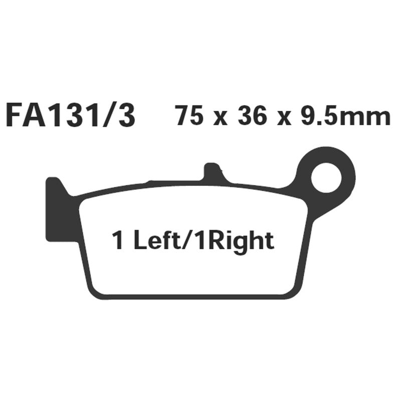 Ebc Pastiglie freno Sfa Honda Shadow 50/90 SFA131/3