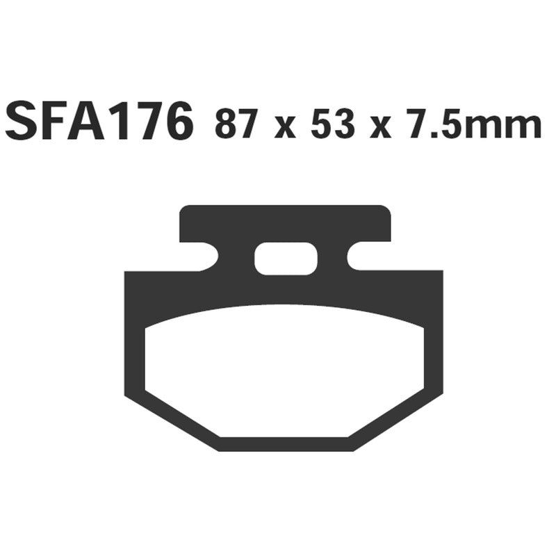 Ebc Brake Pads Sfa Honda Lead 50/80 SFA176
