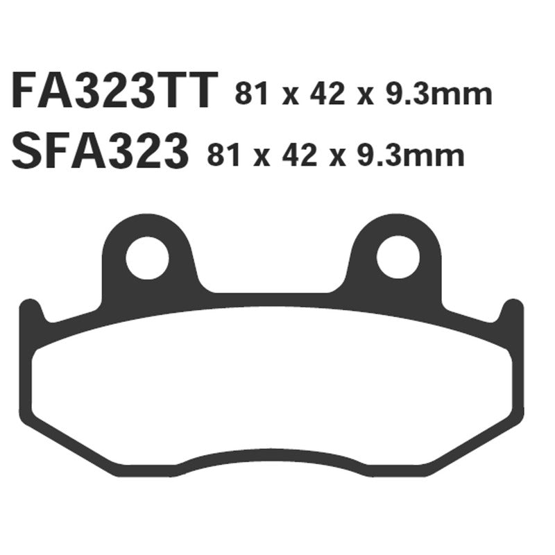 Ebc Brake Pads Sfa Honda Sh 125/150 Front SFA323