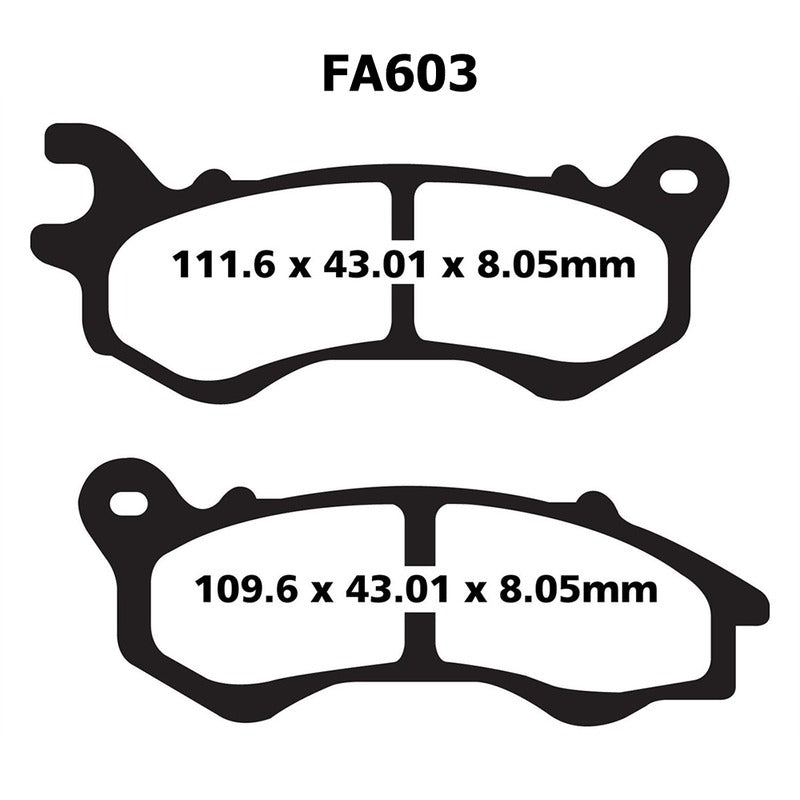 Ebc Pastiglie freno Sfa Honda Pcx 125 SFA603