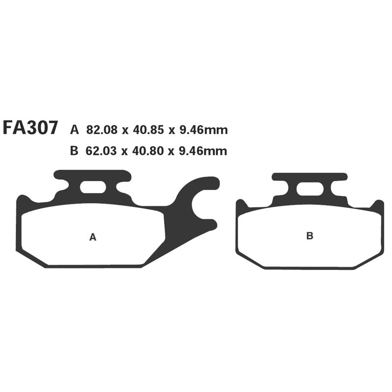 Ebc Pastiglie freno Sfa Hh Suzuki Ux 125/150 Sixteen 08-09 Posteriore SFA307HH