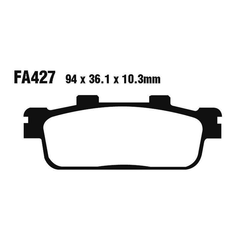 Ebc Brake pads Sfa Hh Sym Hd 200 S 07- Rear SFA427HH