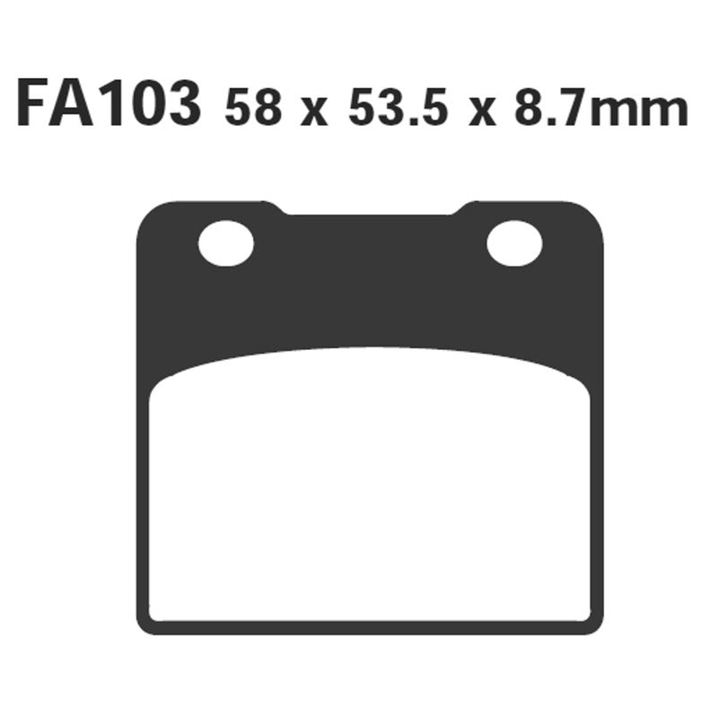 EBC Brake Pads Hh Suzuki Intruder Front FA103HH