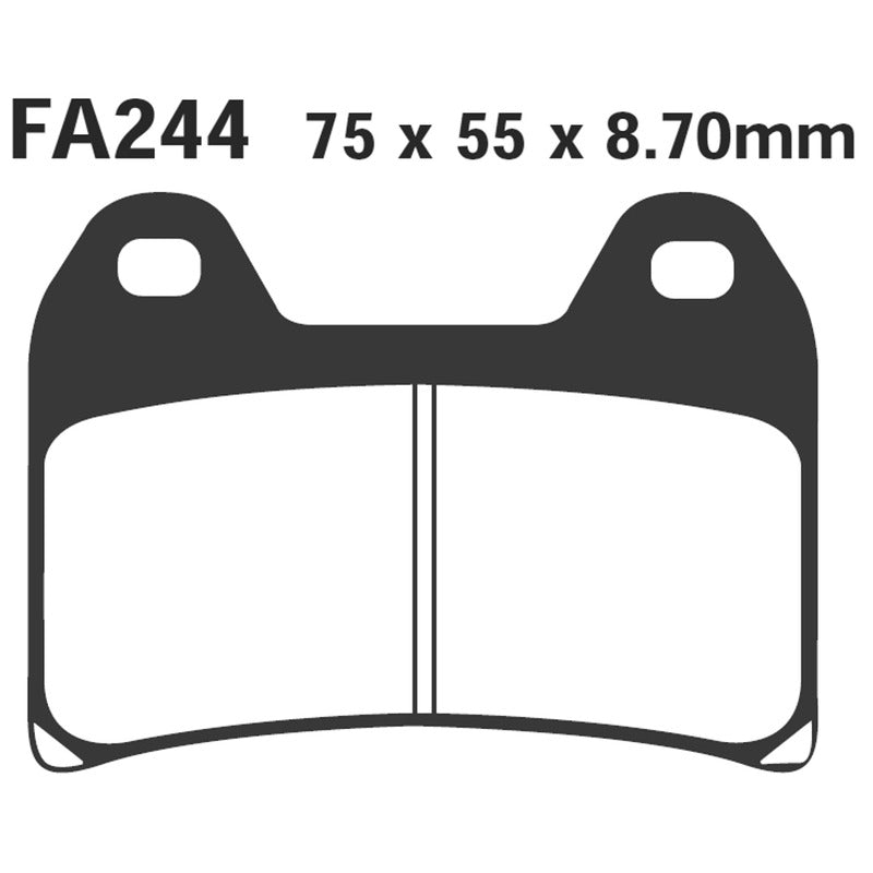 Ebc Pastiglie freno Hh Aprilia Pegaso 660 Anteriore Ducati FA244HH