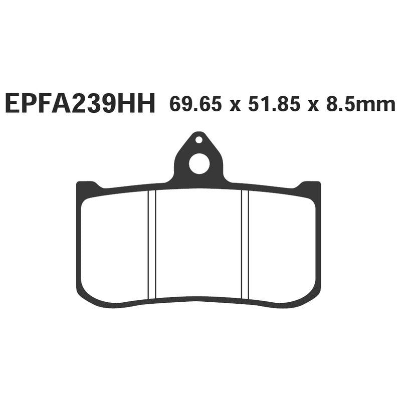 Ebc Pastiglie freno Epfa Honda Rs 125 95-03 Anteriore EPFA239HH