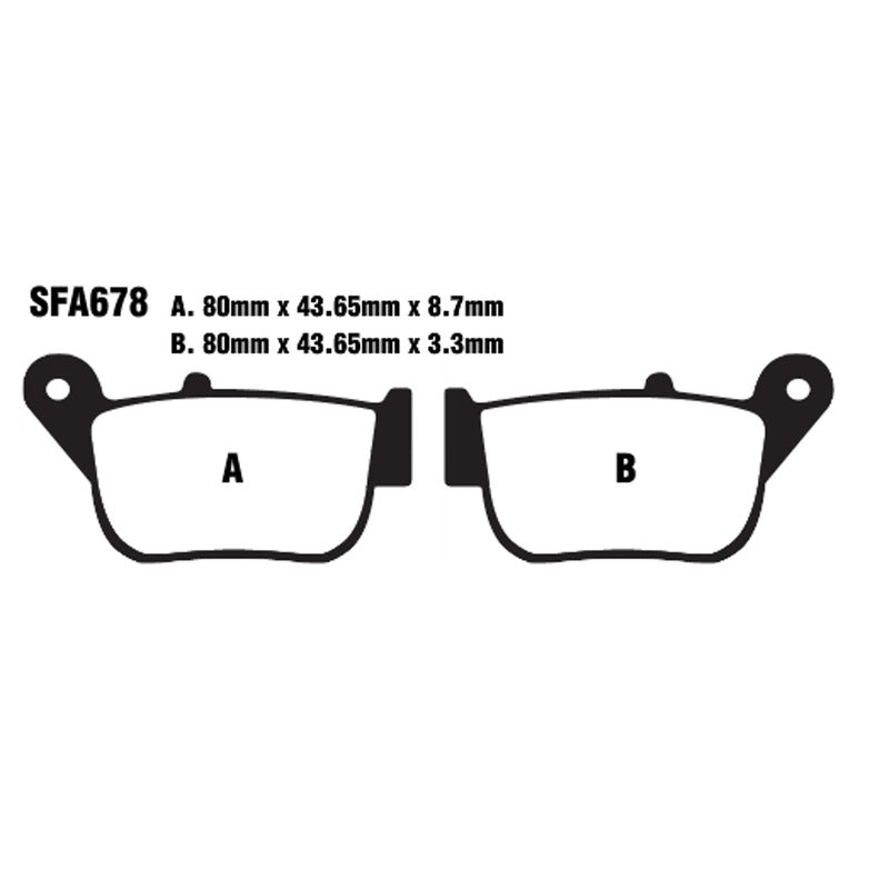 Ebc Pastiglie freno Sfac X-Max 250 14- SFAC678