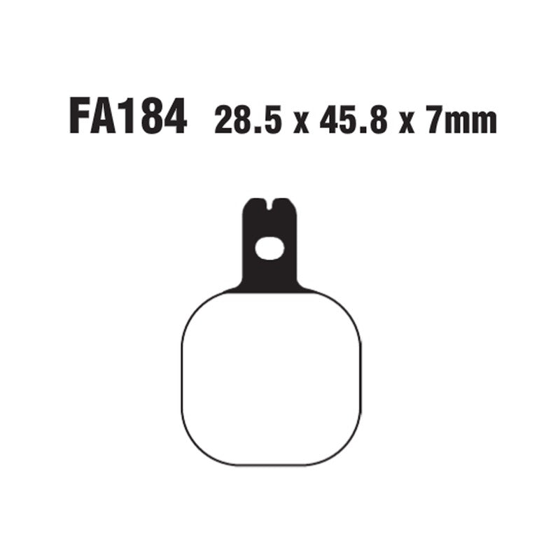 Ebc Pastiglie freno Gpfax Pinze Radiali isr GPFAX184HH