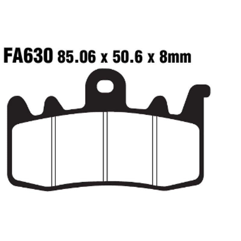 Ebc Pastiglie freno Gpfax Ducati Panigale 899 14-15 Anteriore GPFAX630HH