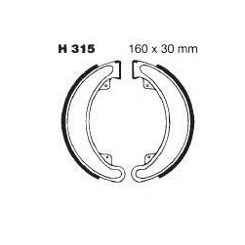 Ebc Ganasce Freno Honda Atc/Trx 250/300 H315G