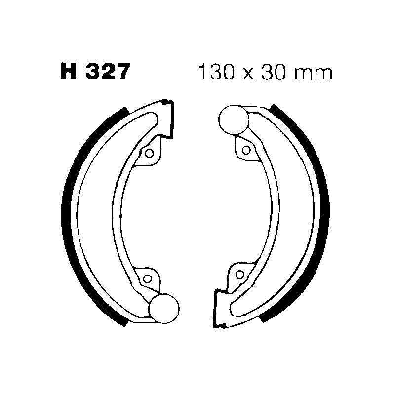 Ebc Ganasce Freno Honda Xr 250/500 R H327