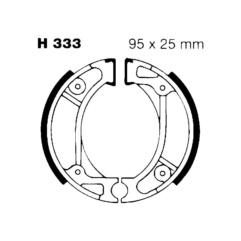 Ebc Brake Shoes Honda Sa Vision 50Pk Wallaroo 50 H333