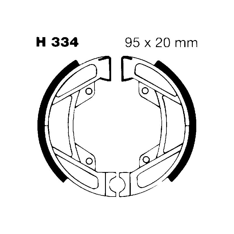 Ebc Ganasce Freno Honda Pxr 50 H334