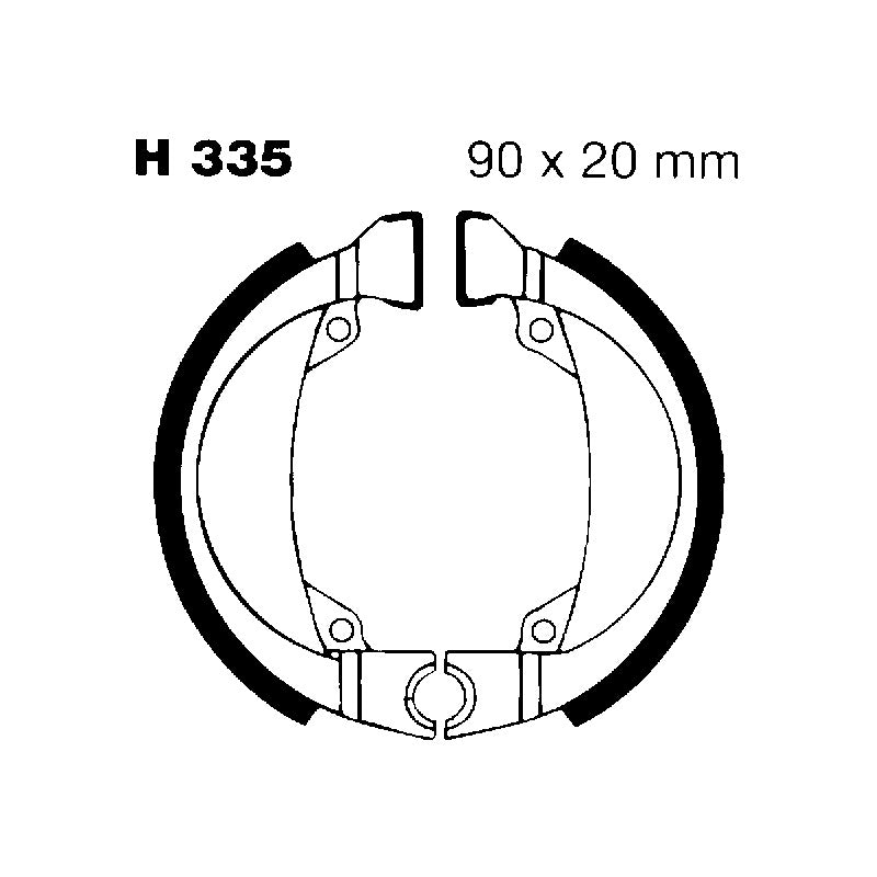 Ebc Ganasce Freno Honda Pxr 50 H335