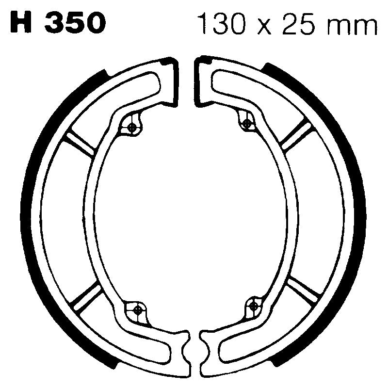 EBC Brake Shoes Honda CN250 H350
