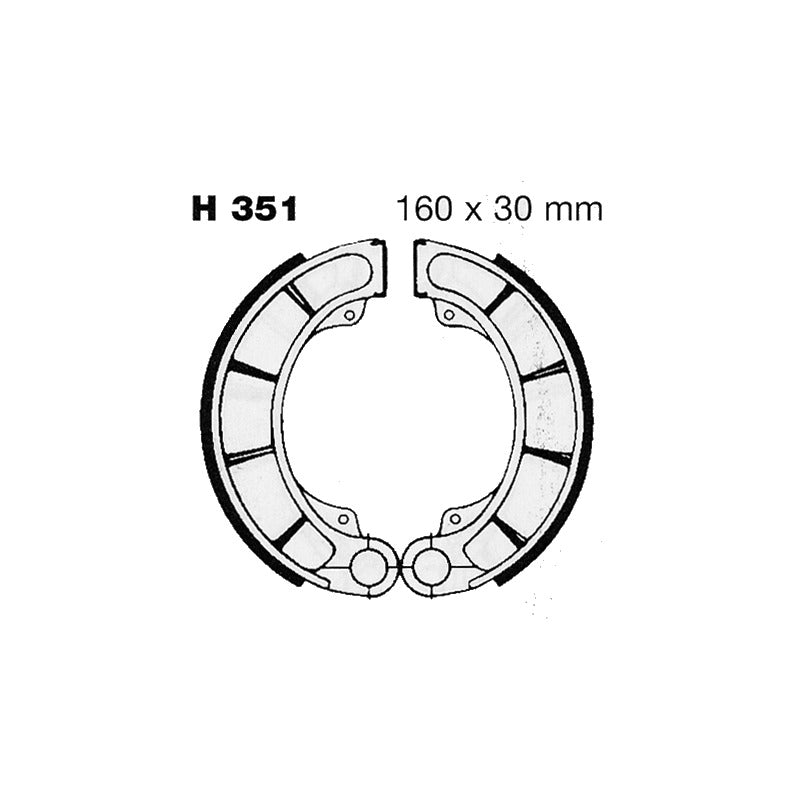 Ebc Ganasce Freno Honda Pantheon 2T foresight 250 Posteriore H351