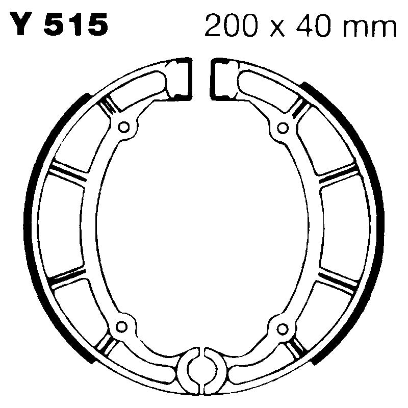 Ebc Ganasce Freno Yamaha Xv 535 Virago Y515