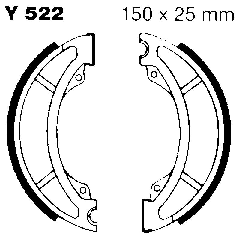 Ebc Ganasce Freno Yamaha Sr250 Y522