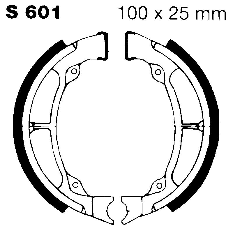 EBC-Bremsbacken Suzuki RG 50 84-02 S601