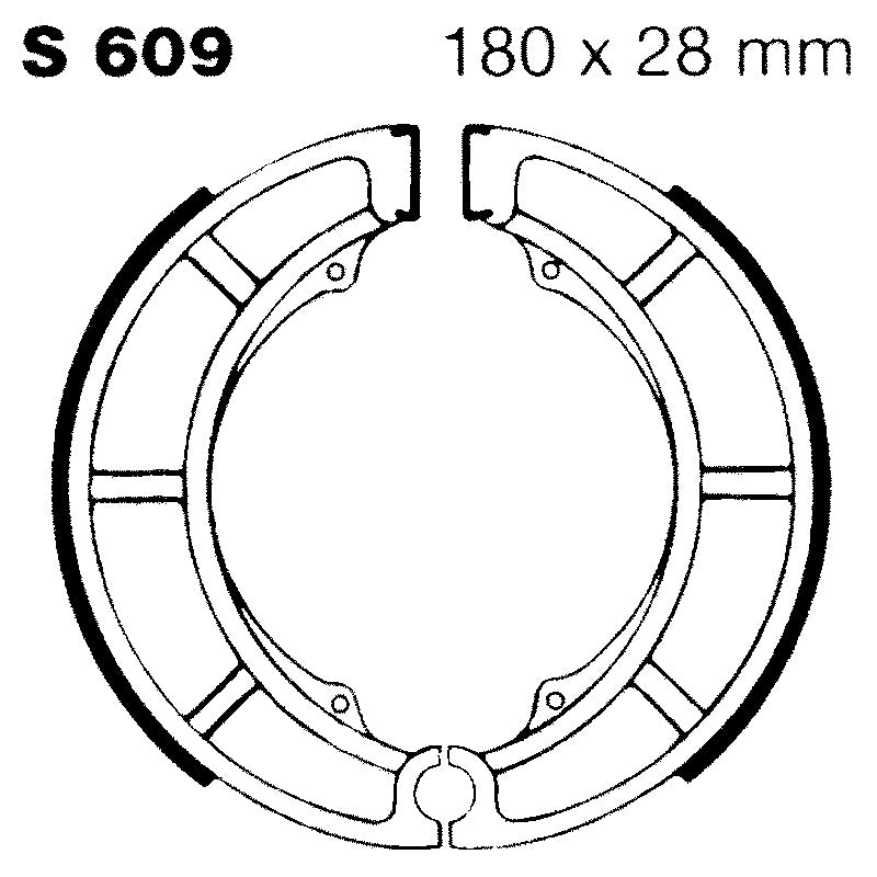 Ebc Ganasce Freno Suzuki Gsx400 S609