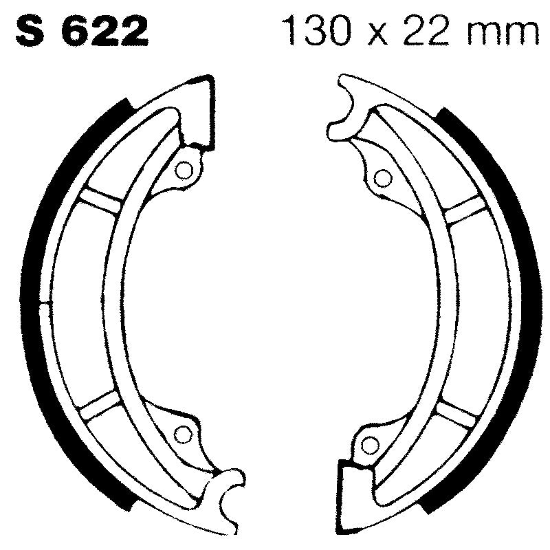 Ebc Ganasce Freno Suzuki Rm500 S622