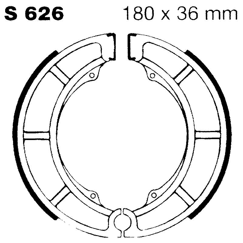 EBC Brake Shoes Suzuki Vs750 S626