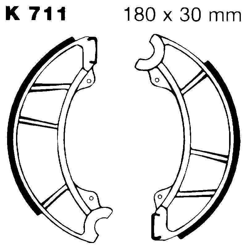 Ebc Ganasce Freno Kawasaki K711