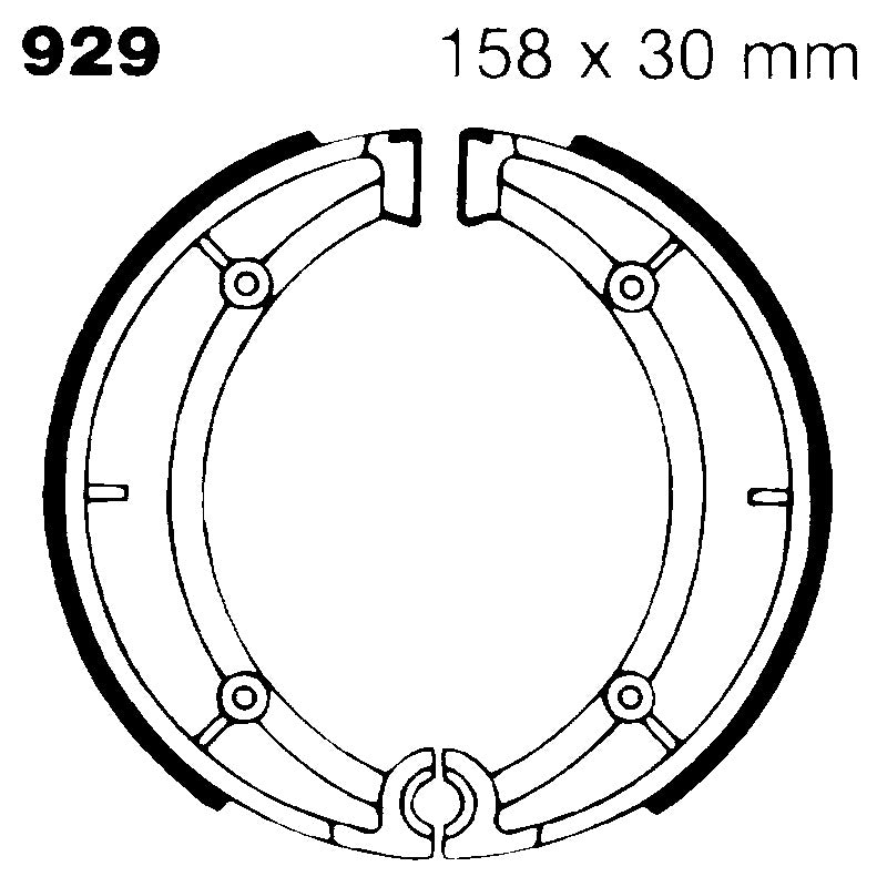 Ebc Ganasce Freno Ducati 250/350 Desmo 929