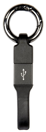 Cable de carga y sincronización Lightning y micro USB de 1 m con llavero