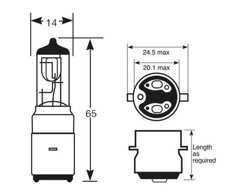 Ring Lampadina 12V 35/35W S2