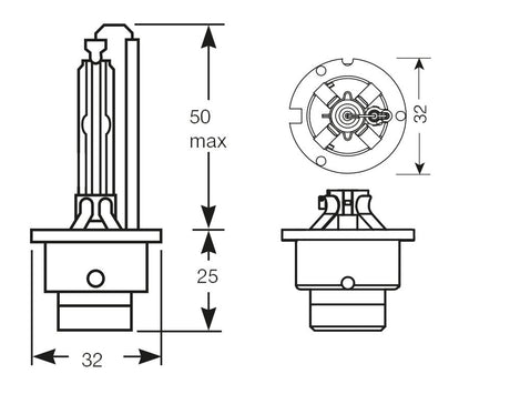 Ring Lampadina Xenon HID D4S